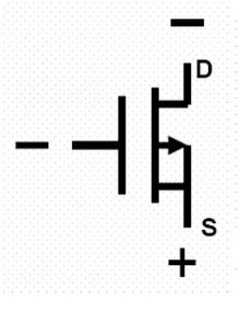 P溝道m(xù)os管符號(hào)